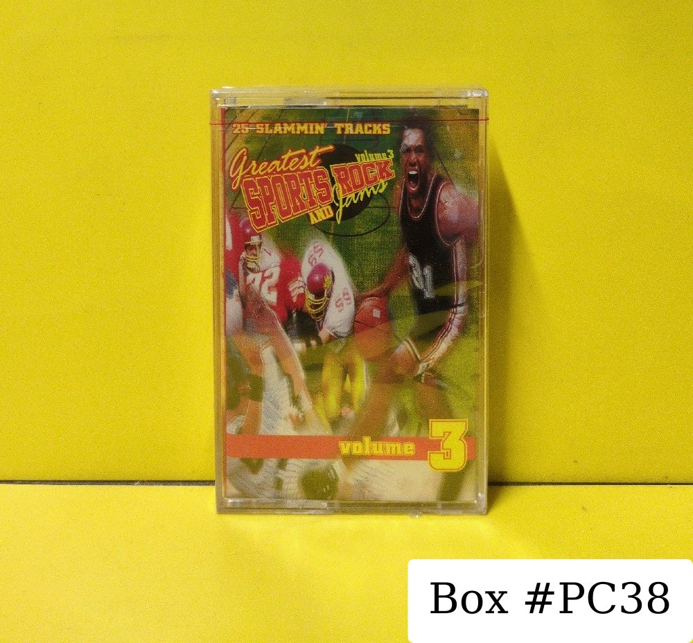 Various - Greatest Sports Rock And Jams Vol. 3 - 1998 - 6333-4 - New - Sealed - Cassettes
