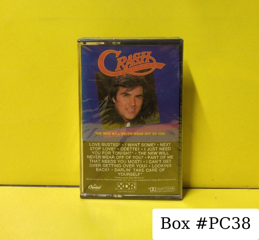 Crash Craddock - The New Will Never Wear Off Of You - 1982 - 4XT-12249 - New - Sealed - Cassettes