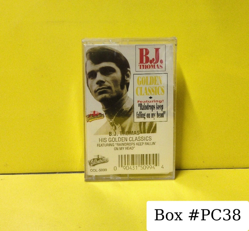 B.J. Thomas - His Golden Hits - COL-5099 - New - Sealed - Cassettes