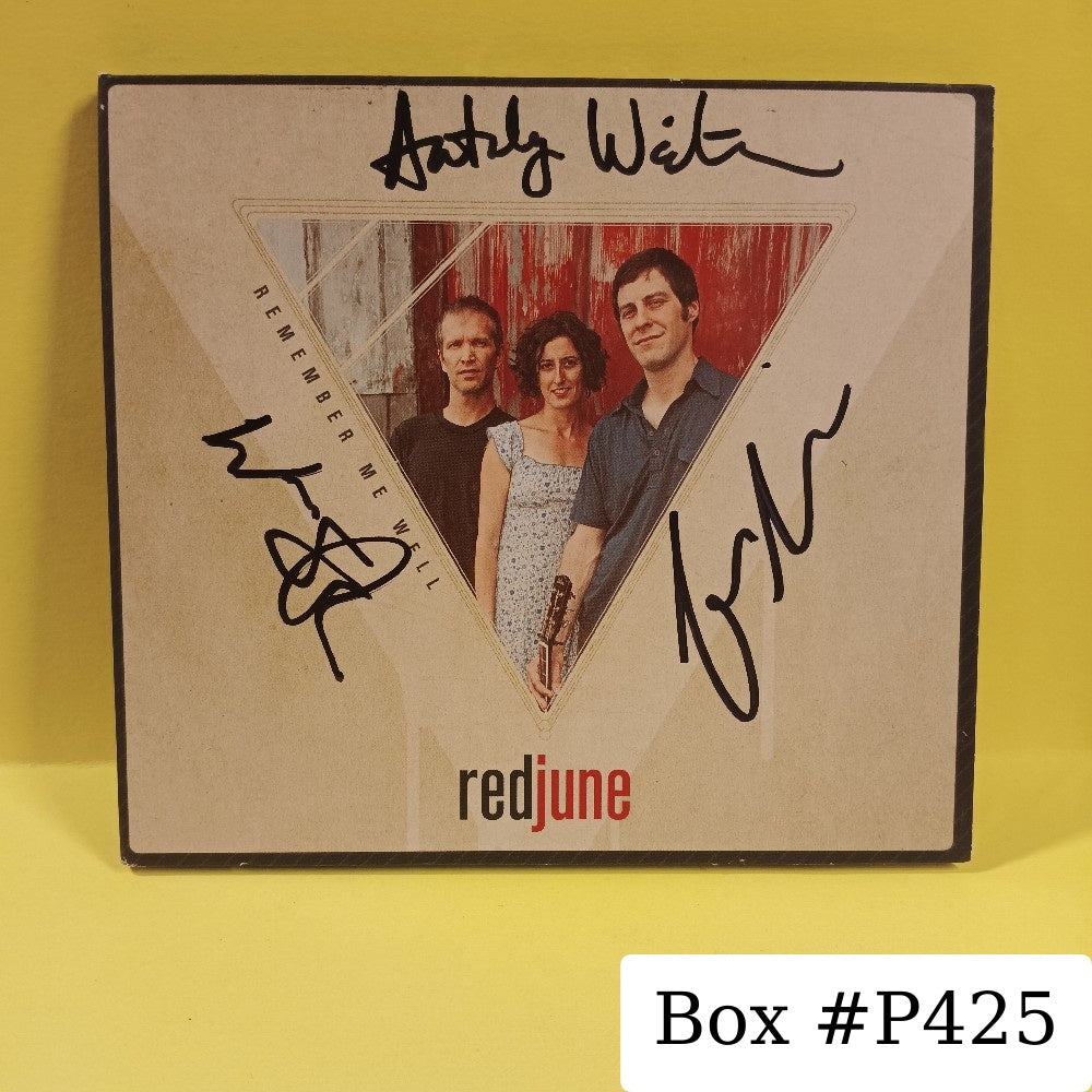 Red June AUTOGRAPHED  - Remember Me Well - 2010 - RJ01 - Used - VG++ - CDs