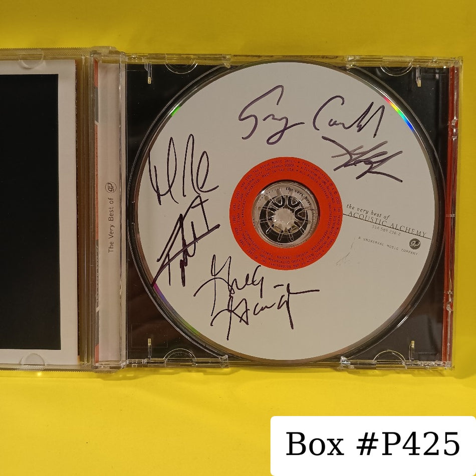 Acoustic Alchemy AUTOGRAPHED - The Very Best Of Acoustic Alchemy - 2002 - 314 589 238-2 - Used - VG++ - CDs