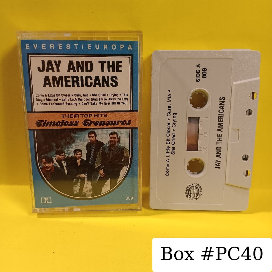 Jay & The Americans - Their Top Hits Timeless Treasures - 809 - Used - EX - Cassettes
