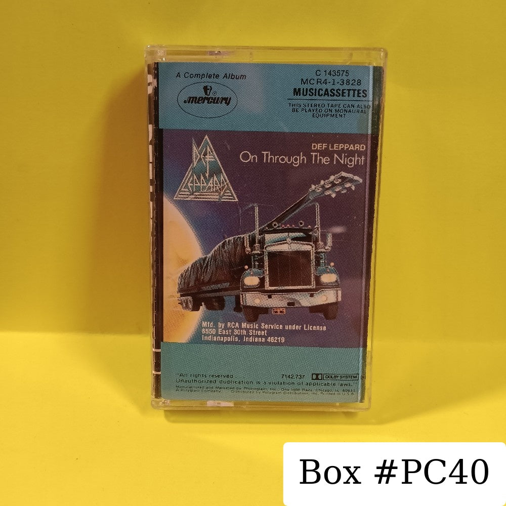 Def Leppard - On Through The Night CLUB  - C 143575 - Used - EX - Cassettes