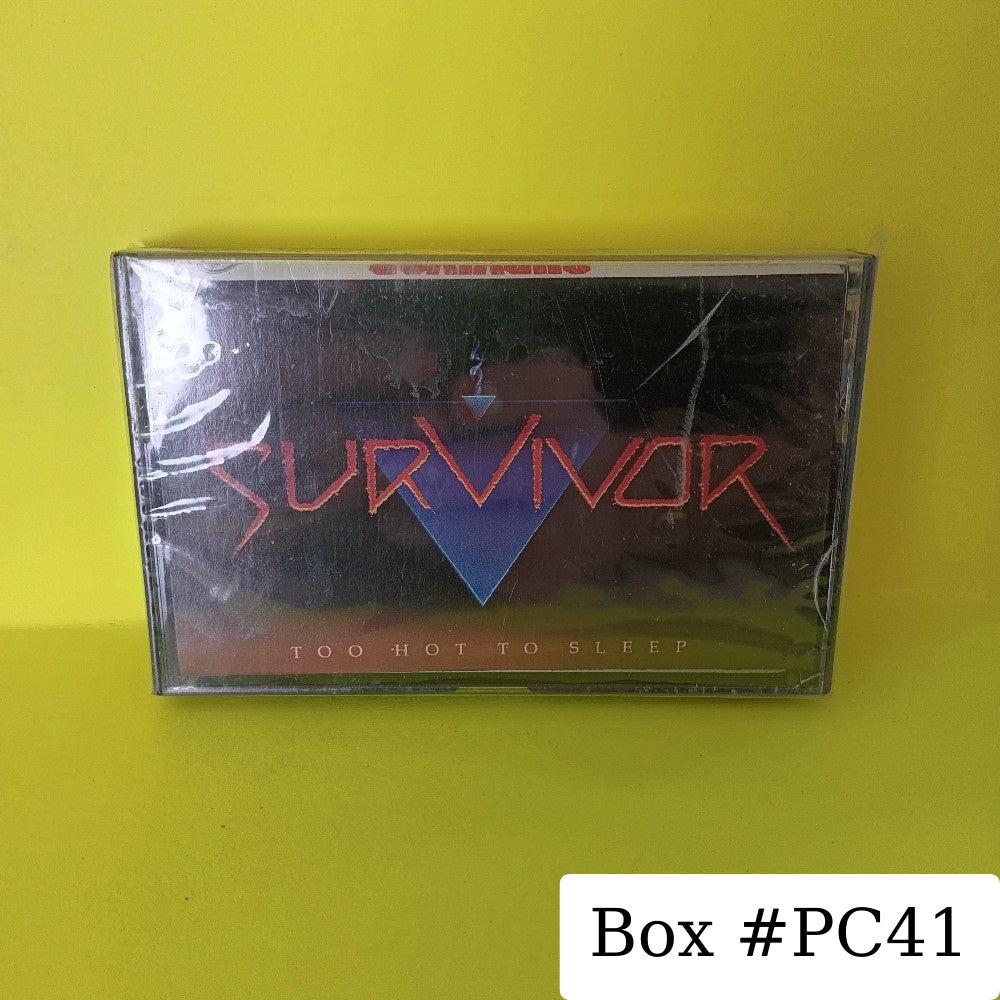 Survivor - Too Hot To Sleep - 1988 - ZT44282 - New - Sealed - Cassettes