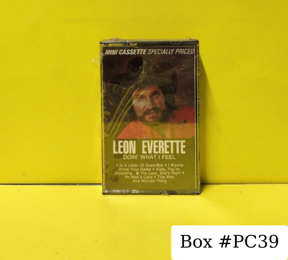 Leon Everette - Doin' What I Feel - 1983 - MHK1-8513 - New - Sealed - Cassettes
