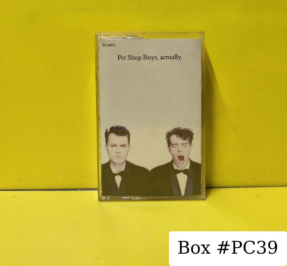 Pet Shop Boys - Actually - 1987 - E4J-46972 - Used - EX - Cassettes - XDR