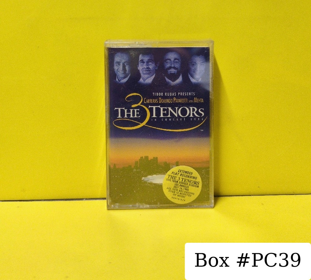 José Carreras, Placido Domingo, Luciano Pavarotti, Zubin Mehta - The 3 Tenors In Concert 1994 - 1994 - 82614-4 - New - Sealed - Cassettes