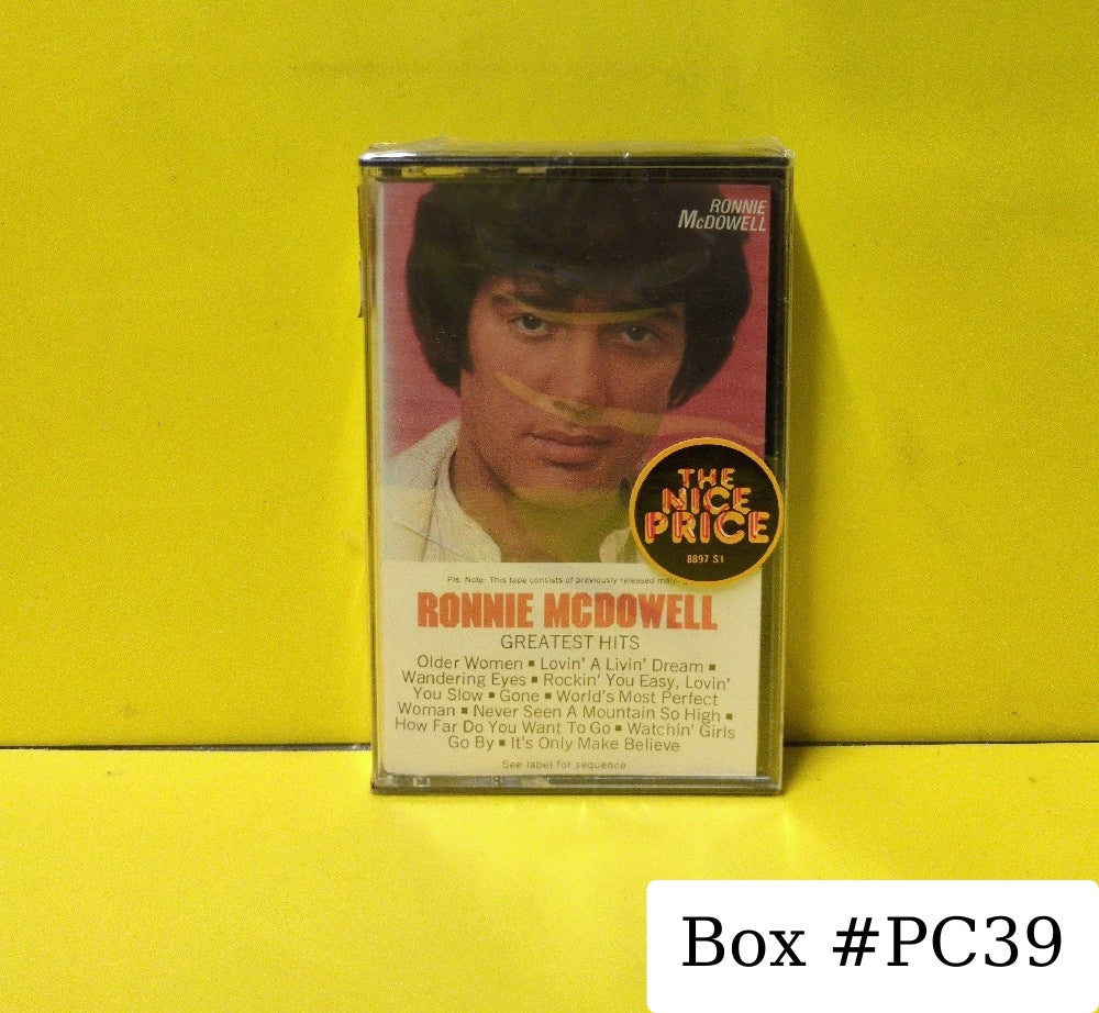 Ronnie McDowell - Greatest Hits - 1982 - PET 38314 - New - Sealed - Cassettes