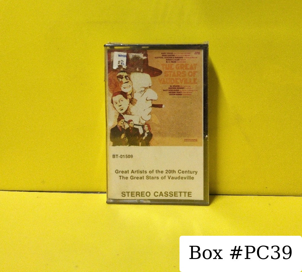 Various - Great Artists Of The 20th Century: The Great Stars Of Vaudeville - BT-01509 - New - Sealed - Cassettes