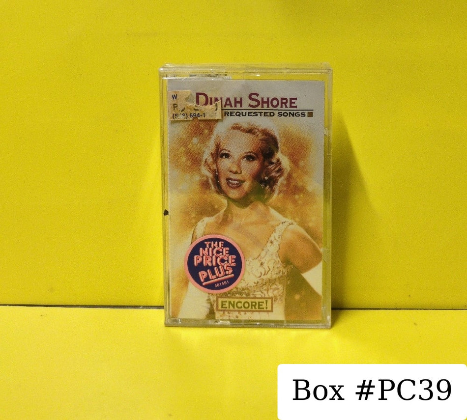 Dinah Shore - 16 Most Requested Songs: Encore! - 1995 - CT 66141 - New - Sealed - Cassettes