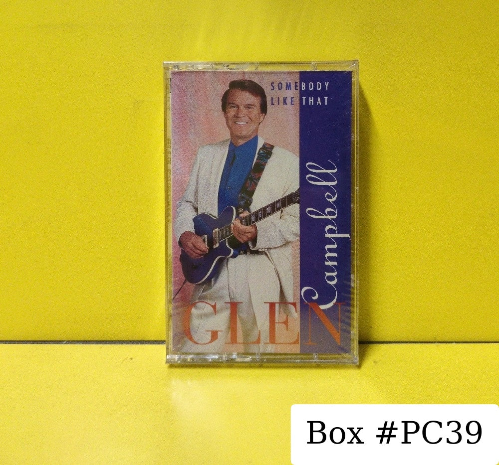 Glen Campbell - Somebody Like That - 1993 - C4-0777-7-97962-4-3 - New - Sealed - Cassettes - Clear Tape Shell