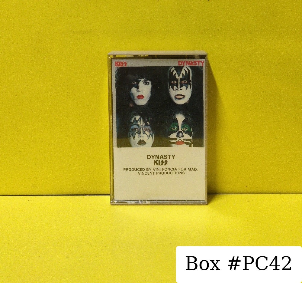 Kiss - Dynasty - 1985 - 812 770-4 M-1 - Used - EX - Cassettes - Beige Tape Shell With Timing Marks