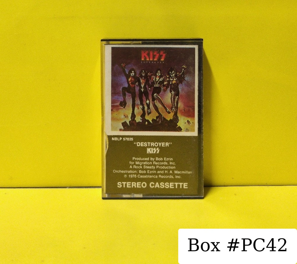 Kiss - Destroyer - 1976 - NBLP 57025 - Used - EX - Cassettes - Beige Tape Shell