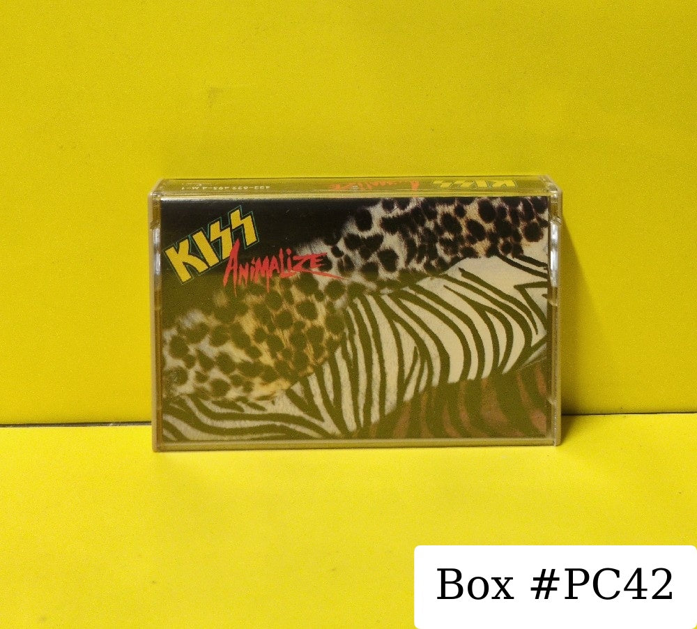 Kiss - Animalize - 1984 - 422 822 495-4 M-1 - Used - EX - Cassettes - Beige Tape Shell - "35"