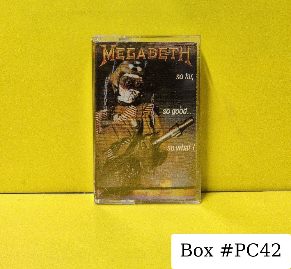 Megadeth - So Far, So Good... So What! - 1988 - C4-48148 - Used - EX - Cassettes