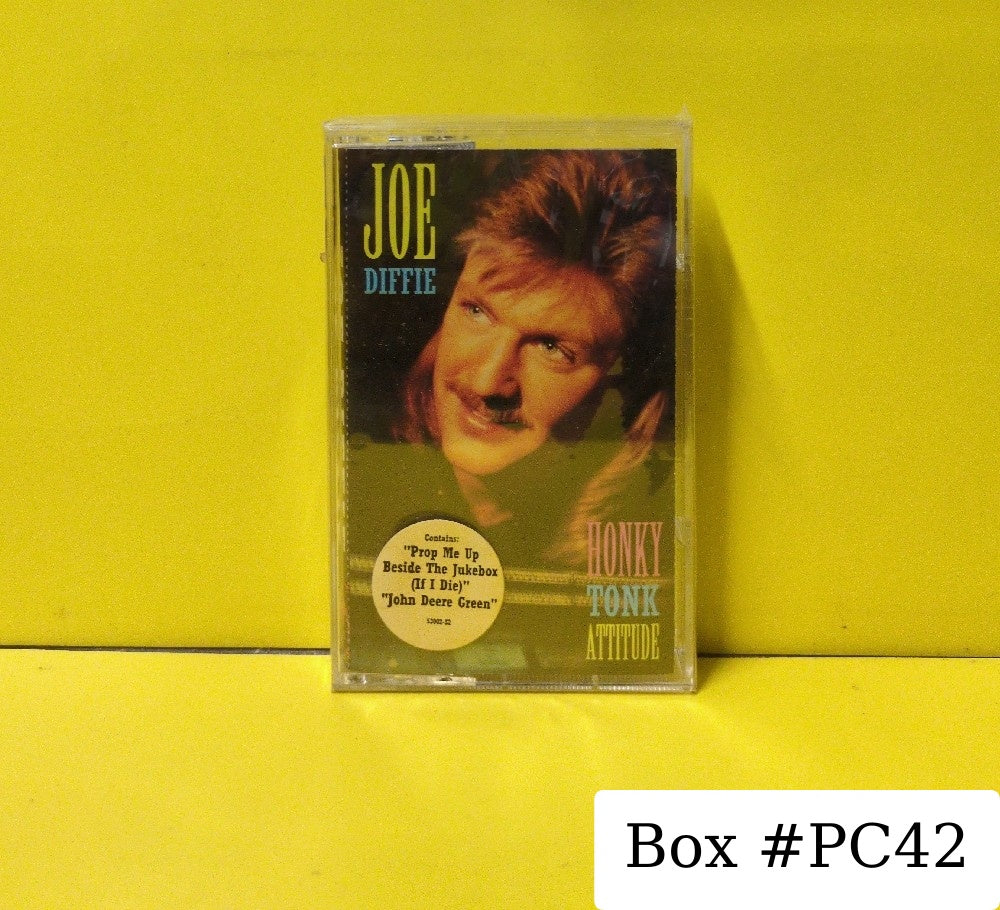 Joe Diffie - Honky Tonk Attitude - 1993 - ET 53002 - New - Sealed - Cassettes