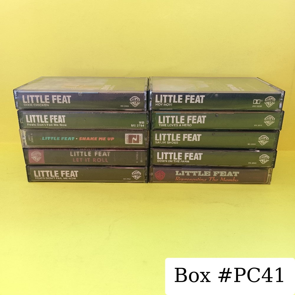 Little Feat - Lot Of 10x Cassette Tapes - Used - EX - Cassettes