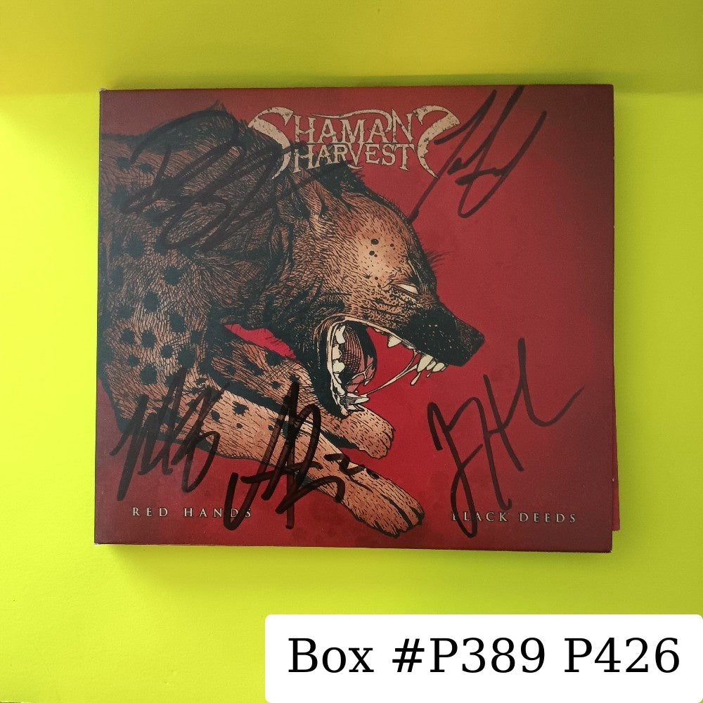 Shaman's Harvest - Red Hands Black Deeds SIGNED PROMO - 2017 - M75262 - New - NM - CDs