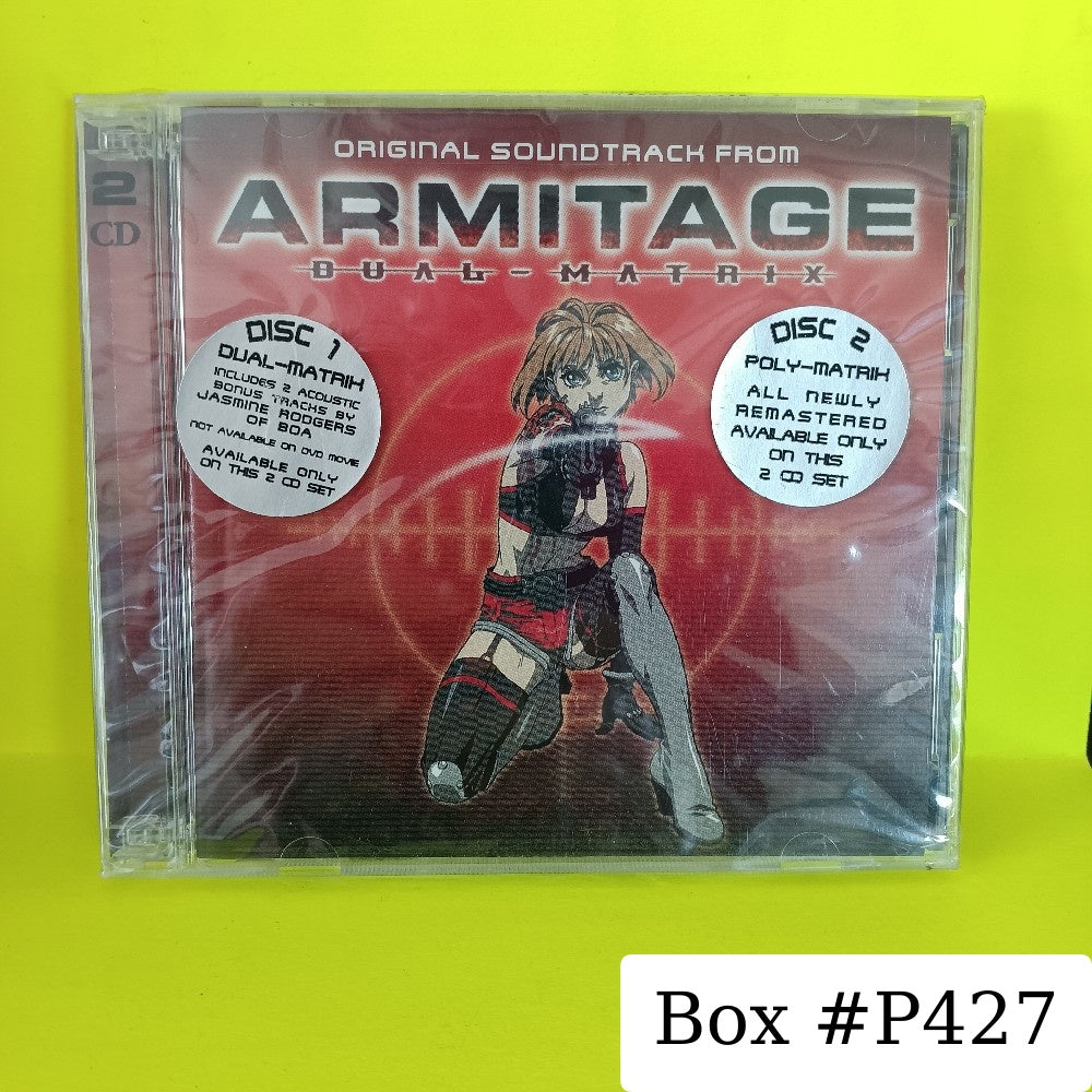 Julian Mack Hiroyuki Namba - Armitage Dual-Matrix / Poly-Matrix Soundtrack 2CD - 2002 - PIO-CD-5180-2 - New - Sealed - CDs