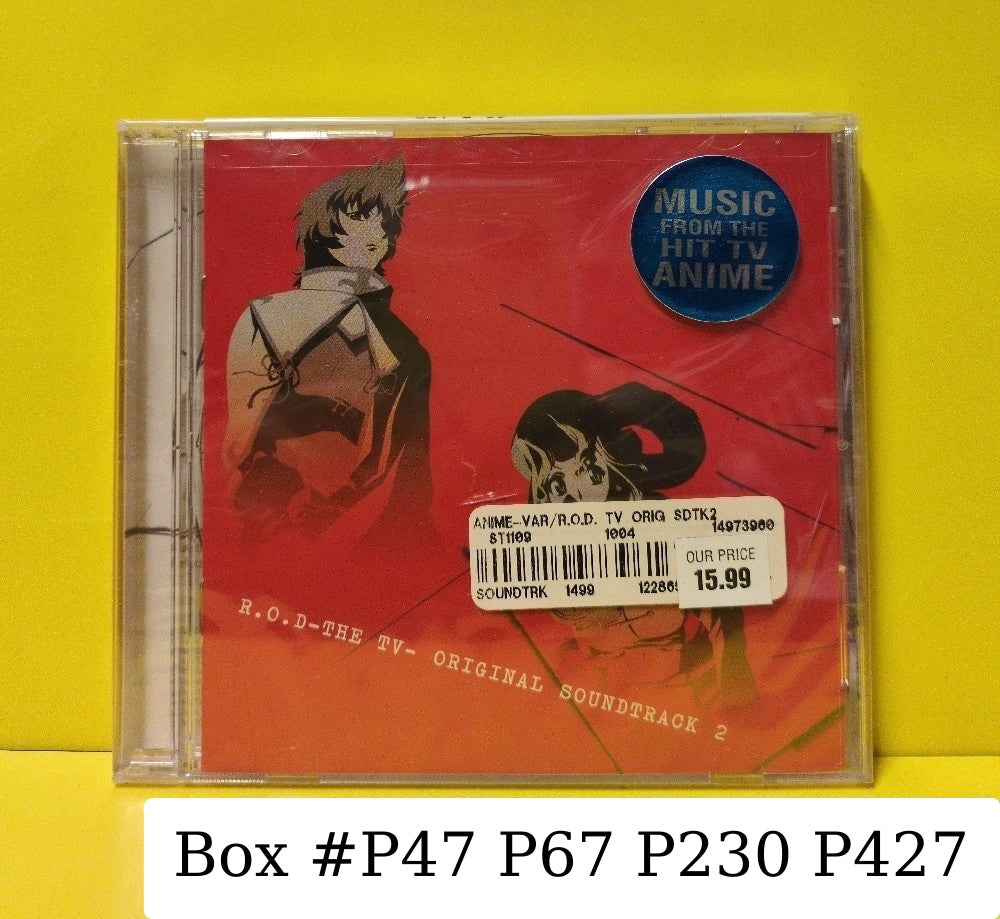 Taku Iwasaki - R.O.D -The TV- Original Soundtrack 2 - 2004 - 5252-2 - New - Sealed - CDs