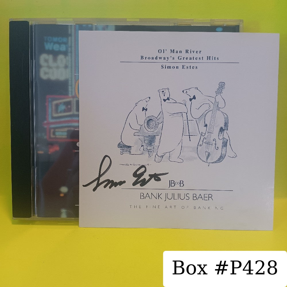 Simon Estes SIGNED - Ol' Man River Broadway's Greatest Hits - 1992 - 426 058-2 - Used - VG++ - CDs