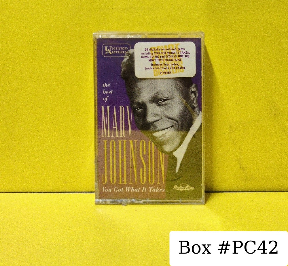 Marv Johnson - The Best Of Marv Johnson: You Got What It Takes - 1992 - 7-98895-4 9 - New - Sealed - Cassettes