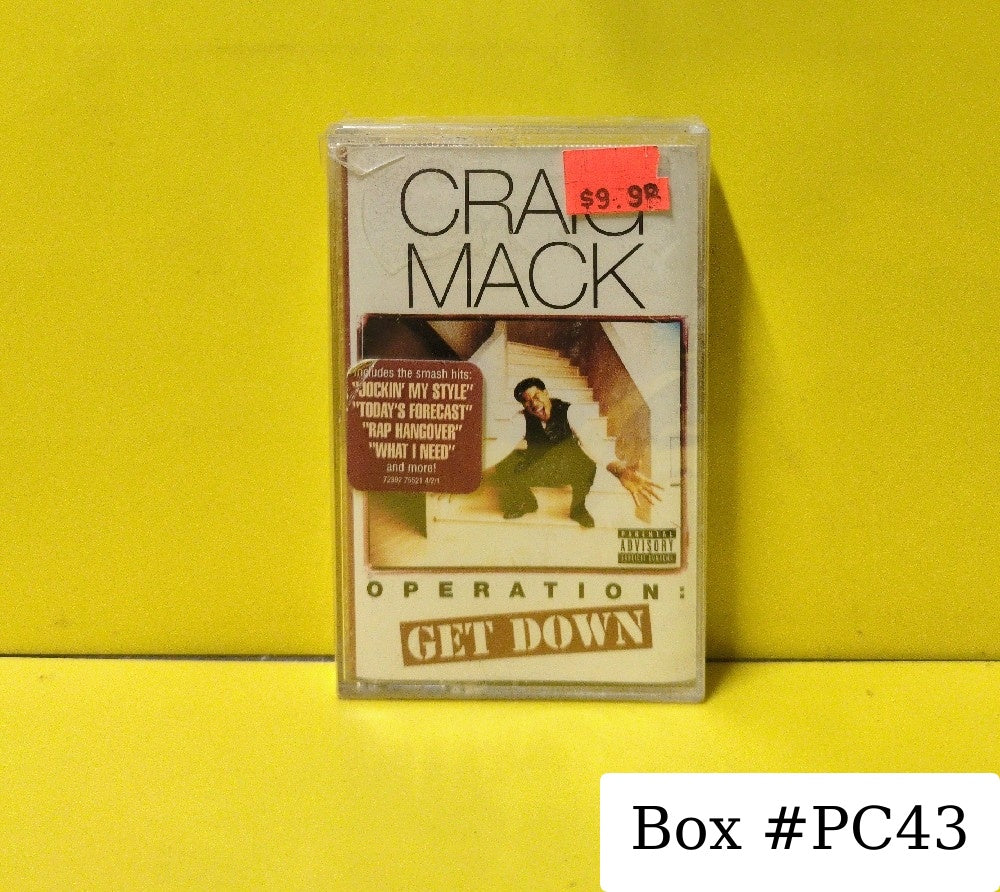 Craig Mack - Operation: Get Down - 1997 - 72392 75521-4 - New - Sealed - Cassettes