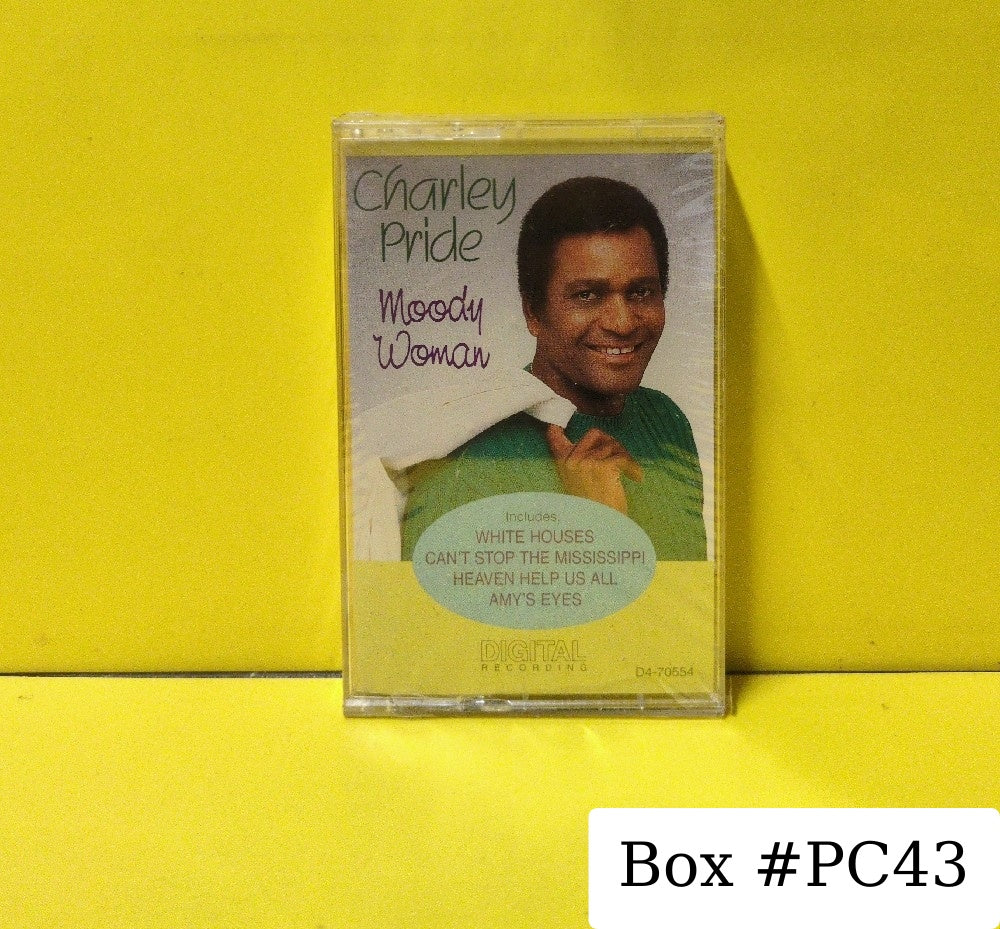 Charley Pride - Moody Woman - 1989 - D4-70554 - New - Sealed - Cassettes