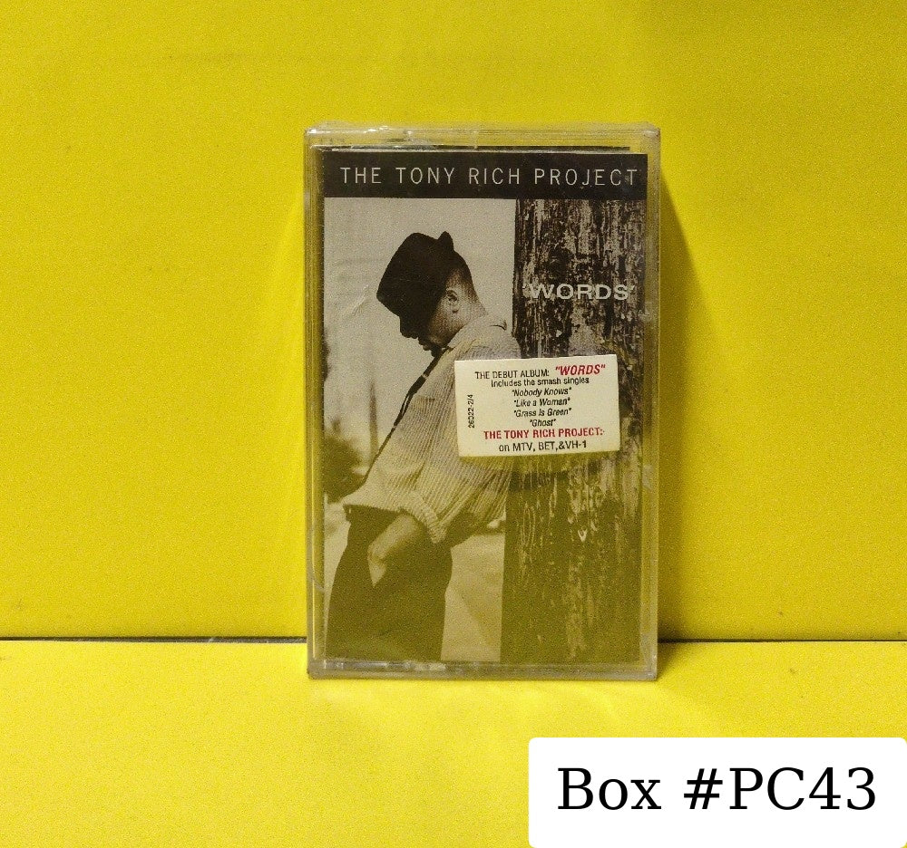 The Tony Rich Project - 'Words' - 1995 - 73008-26022-4 - New - Sealed - Cassettes