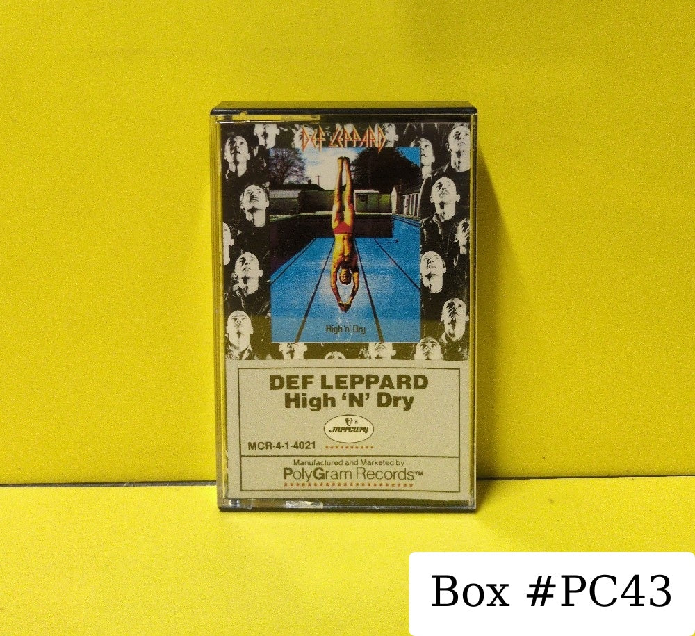 Def Leppard - High 'N' Dry - 1981 - MCR-4-1-4021 - Used - EX - Cassettes - Beige Tape Shell