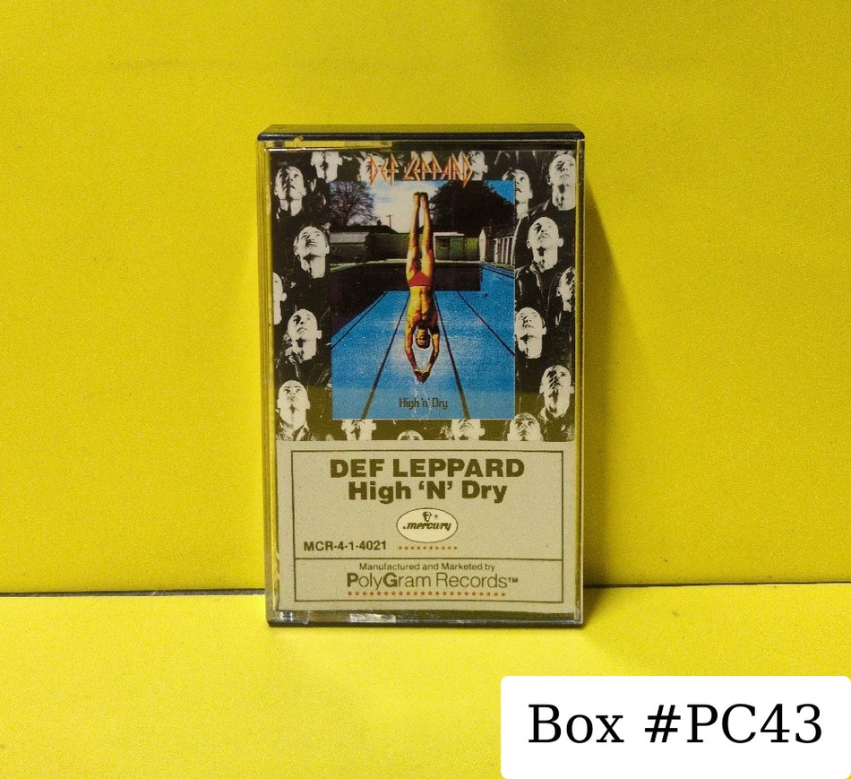 Def Leppard - High 'N' Dry - 1981 - MCR-4-1-4021 - Used - EX - Cassettes - Beige Tape Shell