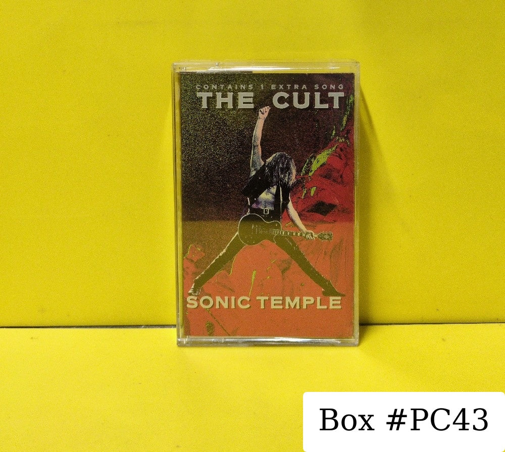 The Cult - Sonic Temple - 1989 - W4 25871 - Used - EX - Cassettes - Columbia House Club Edition - Clear Tape Shell