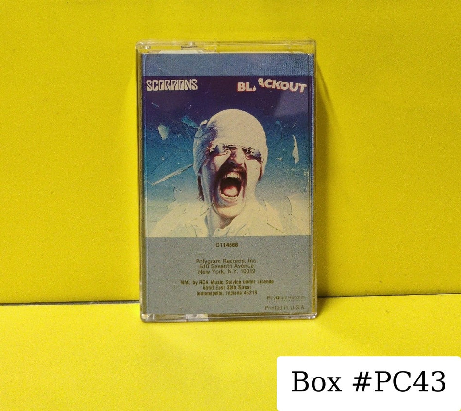 Scorpions - Blackout - MCR4-1-4039 - Used - EX - Cassettes - RCA Club Edition - Beige Tape Shell