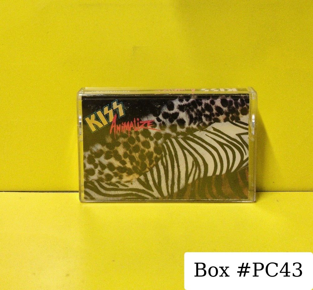 Kiss - Animalize - 1984 - 422 822 495-4 M-1 - Used - EX - Cassettes - Clear Case - Beige Tape Shell - "15"