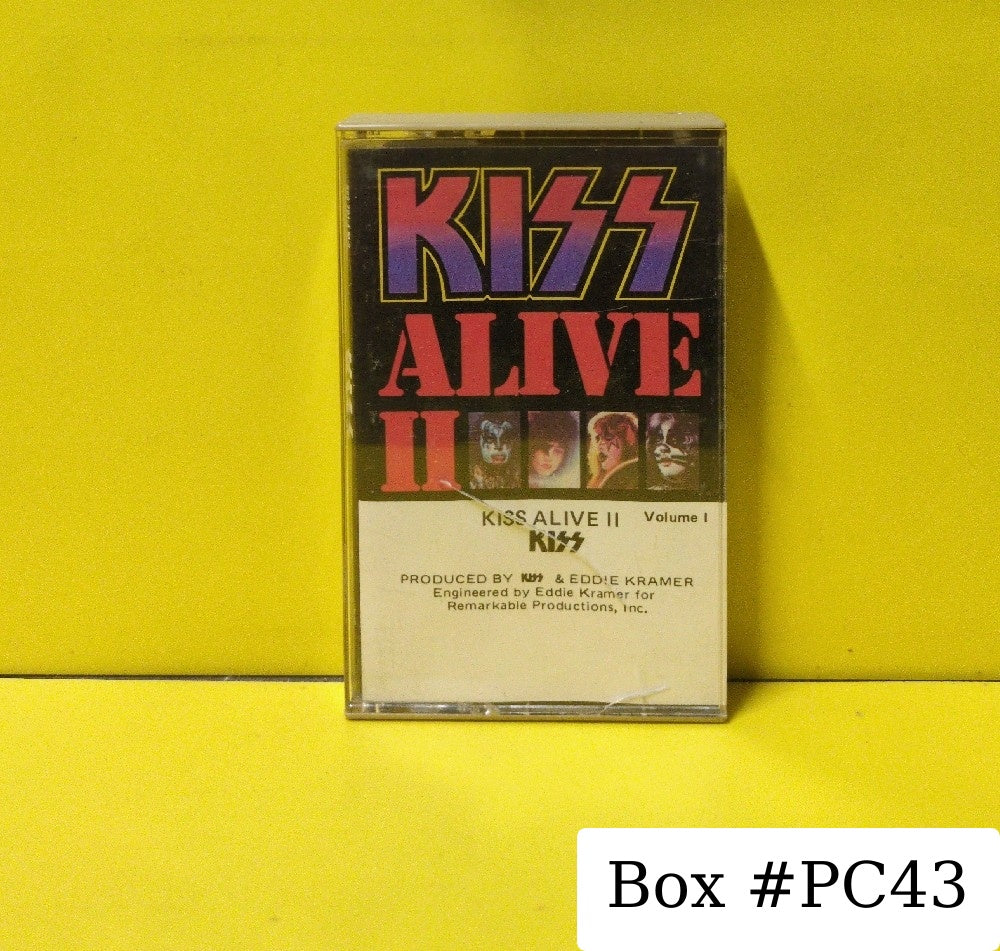 Kiss - Alive II (Volume I) - 1985 - 822 781-4 M-2 - Used - EX - Cassettes