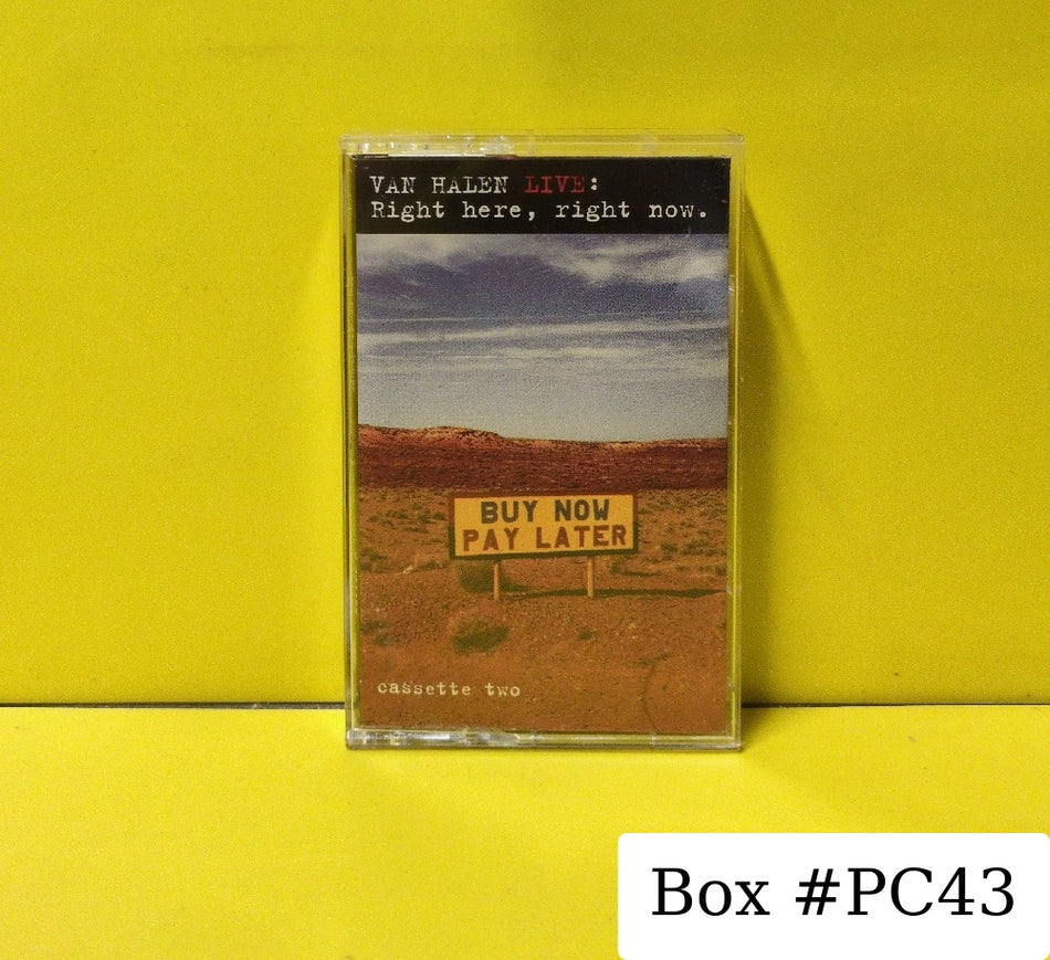 Van Halen - Live: Right Here, Right Now (Cassette Two) - 1993 - C 201165 / 9 45198-4 - Used - EX - Cassettes - BMG Club Edition