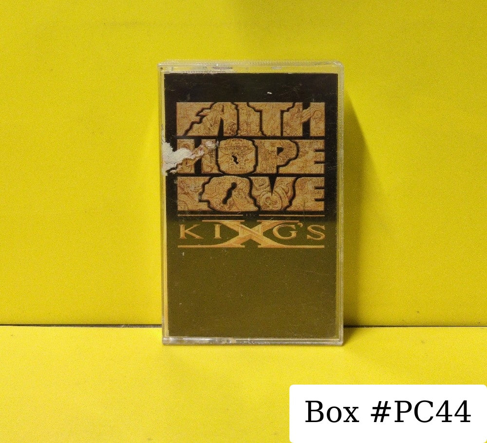 King's X - Faith Hope Love - 1990 - 7 82145-4 - Used - EX - Cassettes - Clear Tape Shell - AR