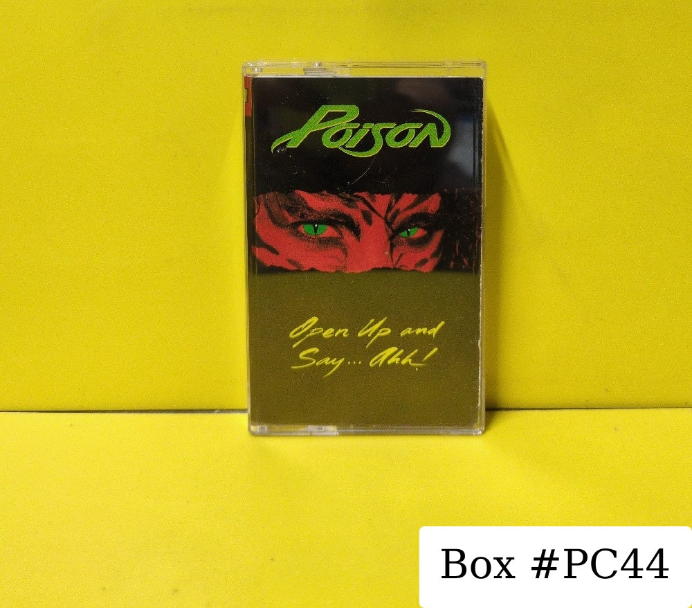 Poison - Open Up And Say ...Ahh! - 1988 - C4-48493 - Used - EX - Cassettes - XDR