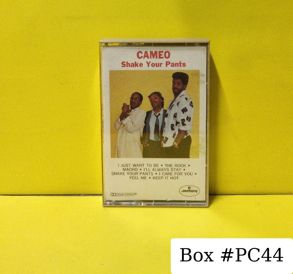 Cameo - Shake Your Pants - 1989 - 838 906-4 - Used - EX - Cassettes - Beige Back Case - Off-White Tape Shell