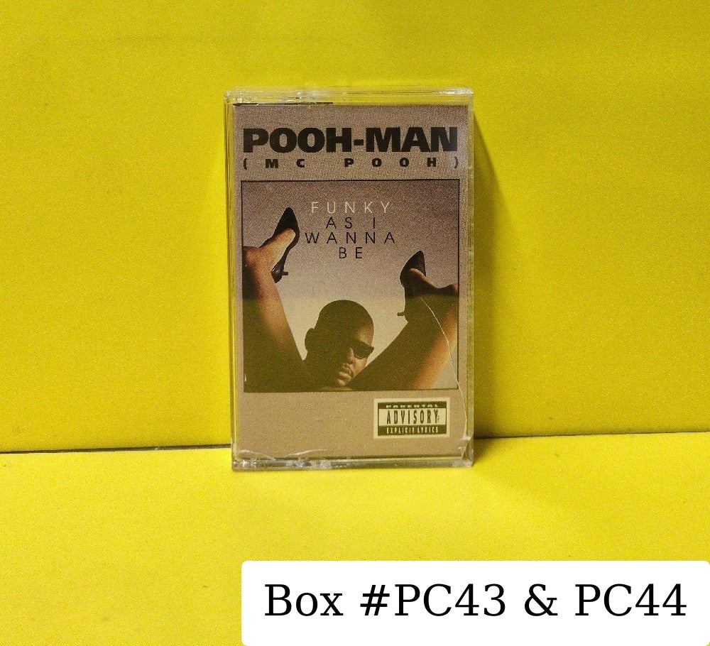 Pooh-Man - Funky As I Wanna Be - 1992 - 01241-41476-4 - Used - EX - Cassettes