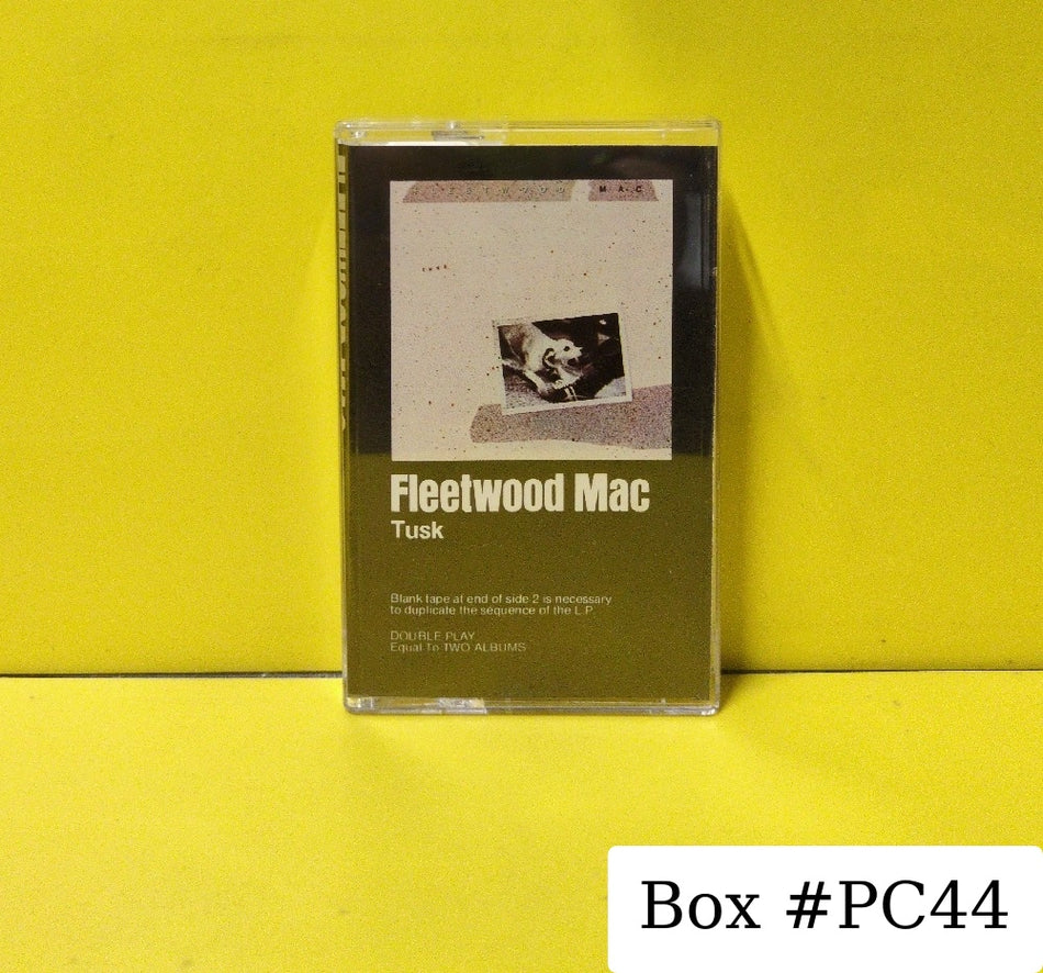 Fleetwood Mac - Tusk - 1979 - 2X5 3350 - Used - EX - Cassettes - Clear Case - Off-White Tape Shell