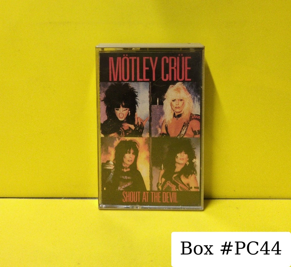 Mötley Crüe - Shout At The Devil - 1983 - 9 60289-4 - Used - EX - Cassettes - Beige Back Case - White Tape Shell - SR