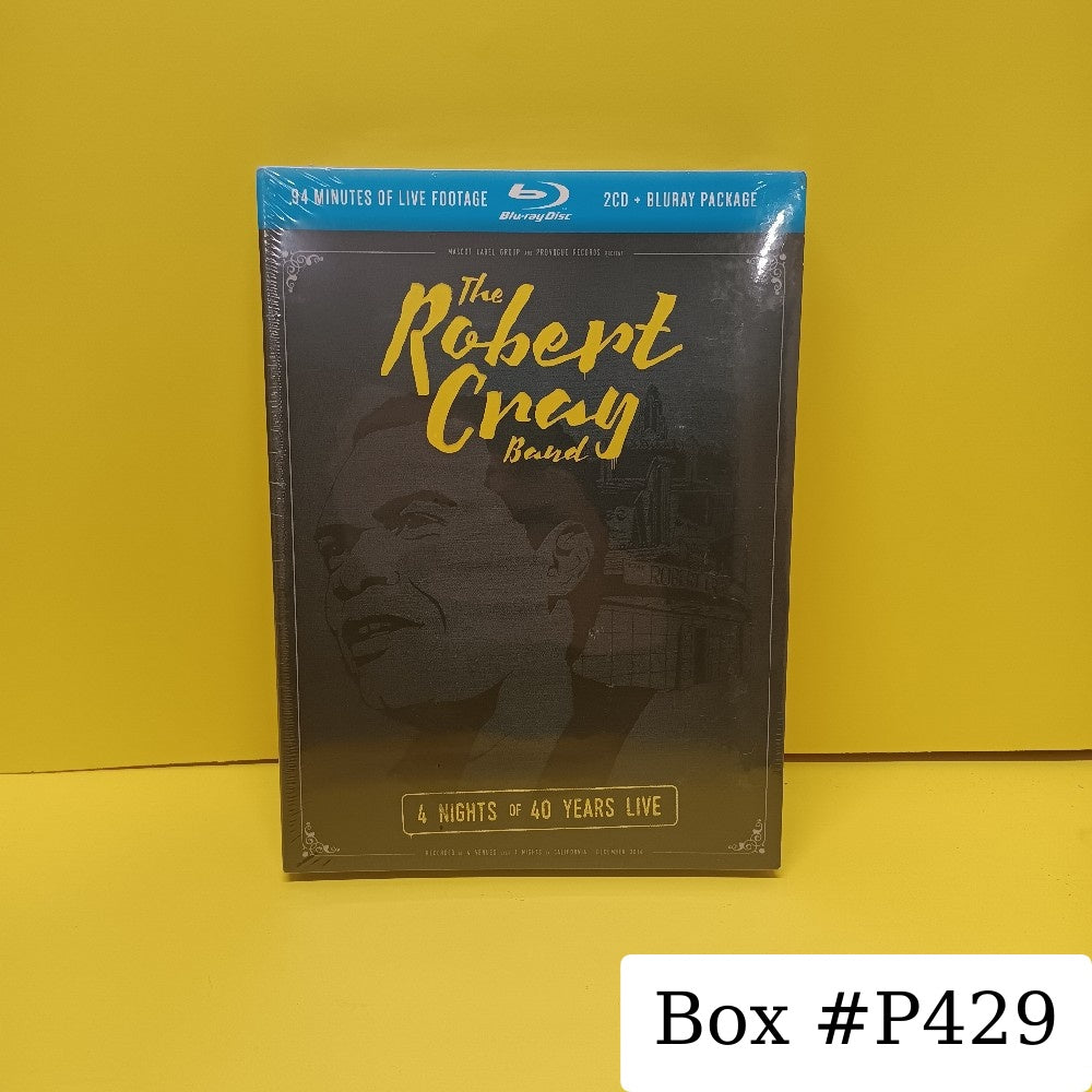 The Robert Cray Band - 4 Nights Of 40 Years Live 2CD Blu Ray - 2015 - PRD74639 - New - Sealed - CDs