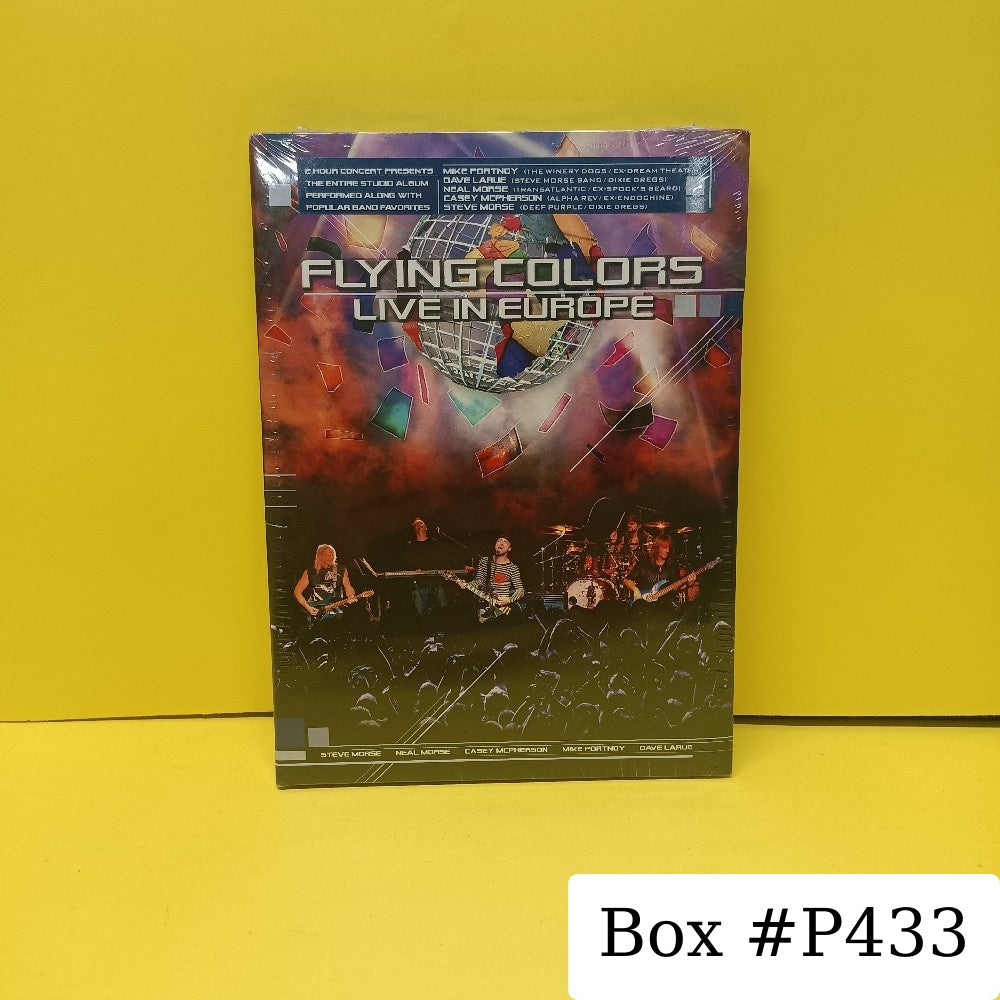 Flying Colors - Live In Europe DVD - 2013 - MTR 7417 7 - New - Sealed