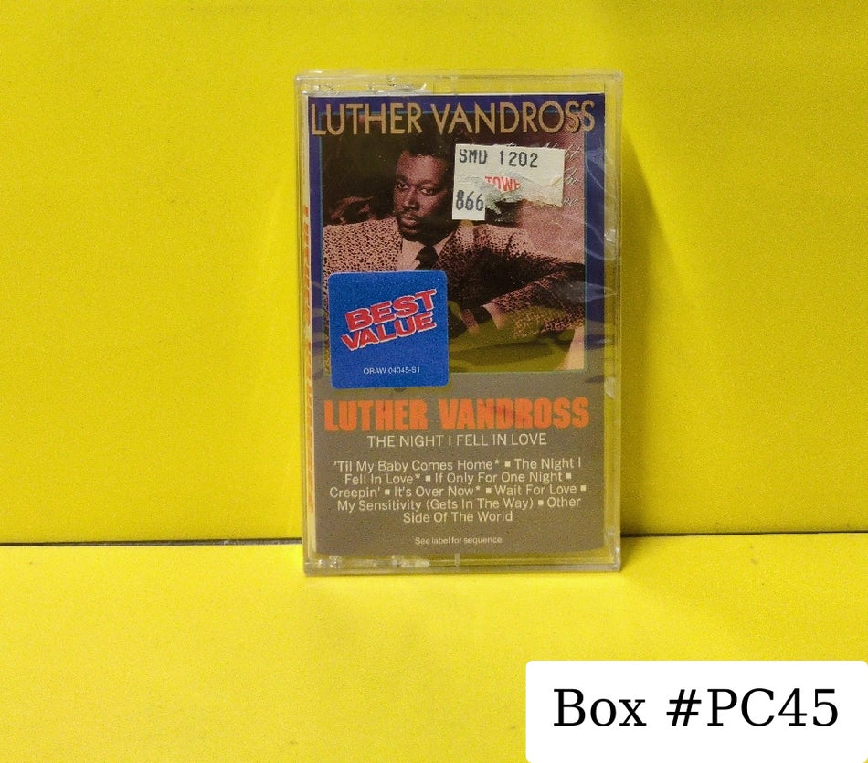 Luther Vandross - The Night I Fell In Love - 1985 - FET 39882 - New - Sealed - Cassettes