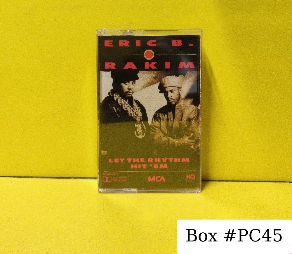 Eric B. & Rakim - Let The Rhythm Hit 'Em - 1990 - MCAC-6416 - Used - EX - Cassettes - HQ - CRC Club Edition - Clear Tape Shell