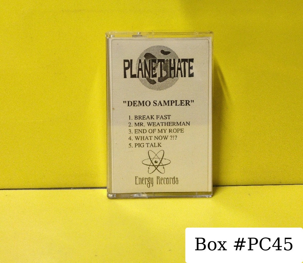 Planet Hate - Demo Sampler - Used - EX - Cassettes - Demo