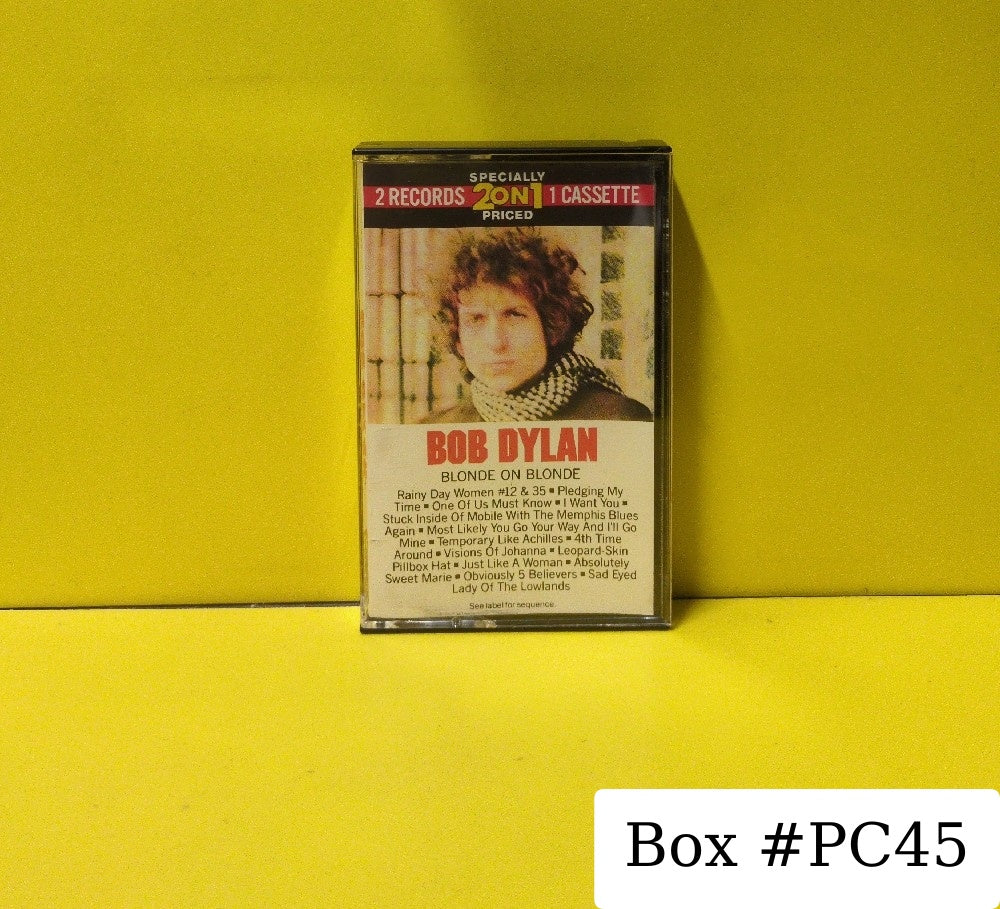Bob Dylan - Blonde On Blonde - 1986 - CGT 841 - Used - EX - Cassettes - Reissue - Grey Tape Shell
