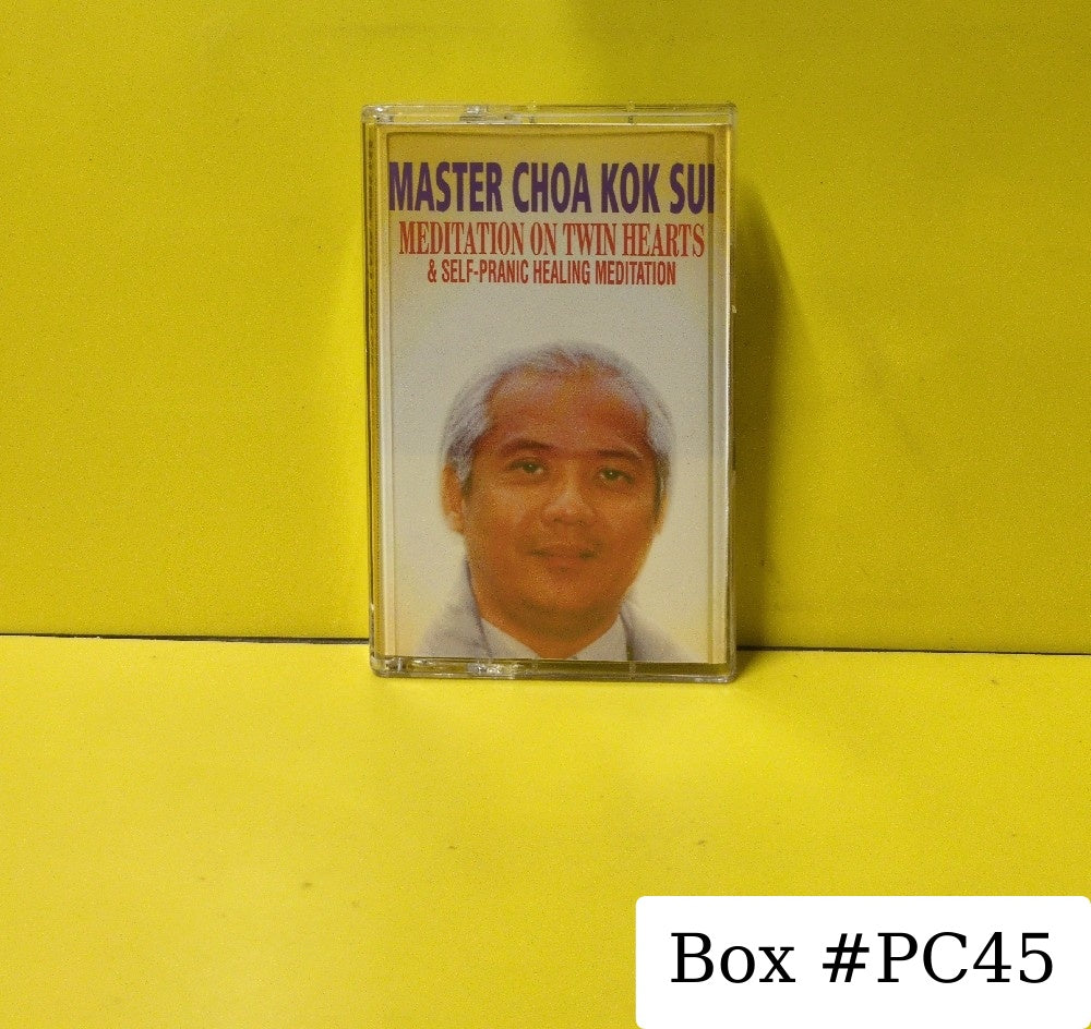 Master Choa Kok Sui - Meditation On Twin Hearts & Self-Pranic Healing Meditation - 1999 - AV-021199 - Used - EX - Cassettes