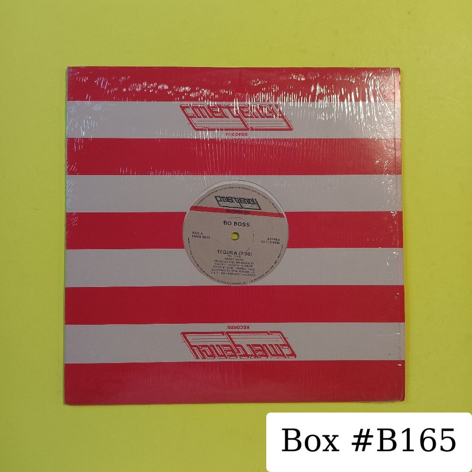 Bo Boss - Tequila 12" ITALO-DISCO - 1982 - EMDS 6533 - Used - VG++ - Vinyl
